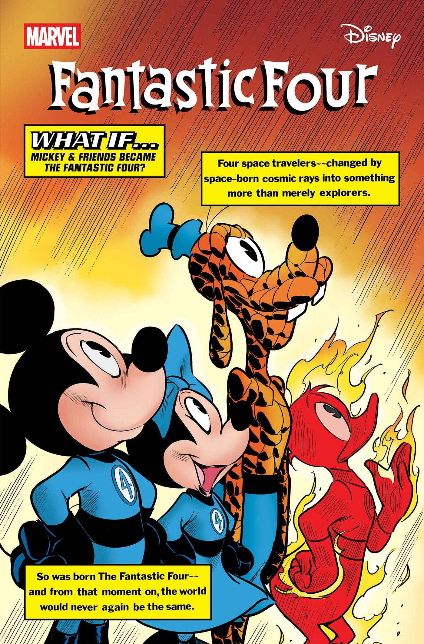Marvel NEW THIS WEEK FANTASTIC FOUR #6  DISNEY WHAT IF? HOMAGE VARIANT