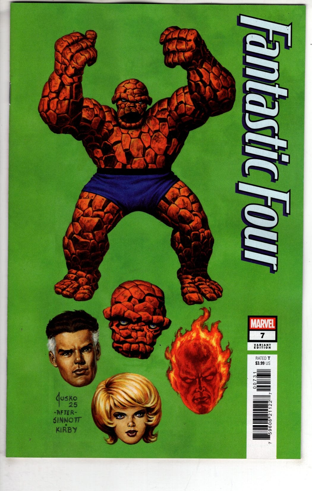 Marvel NEW THIS WEEK FANTASTIC FOUR #7 JOE JUSKO VARIANT (VF/NM)