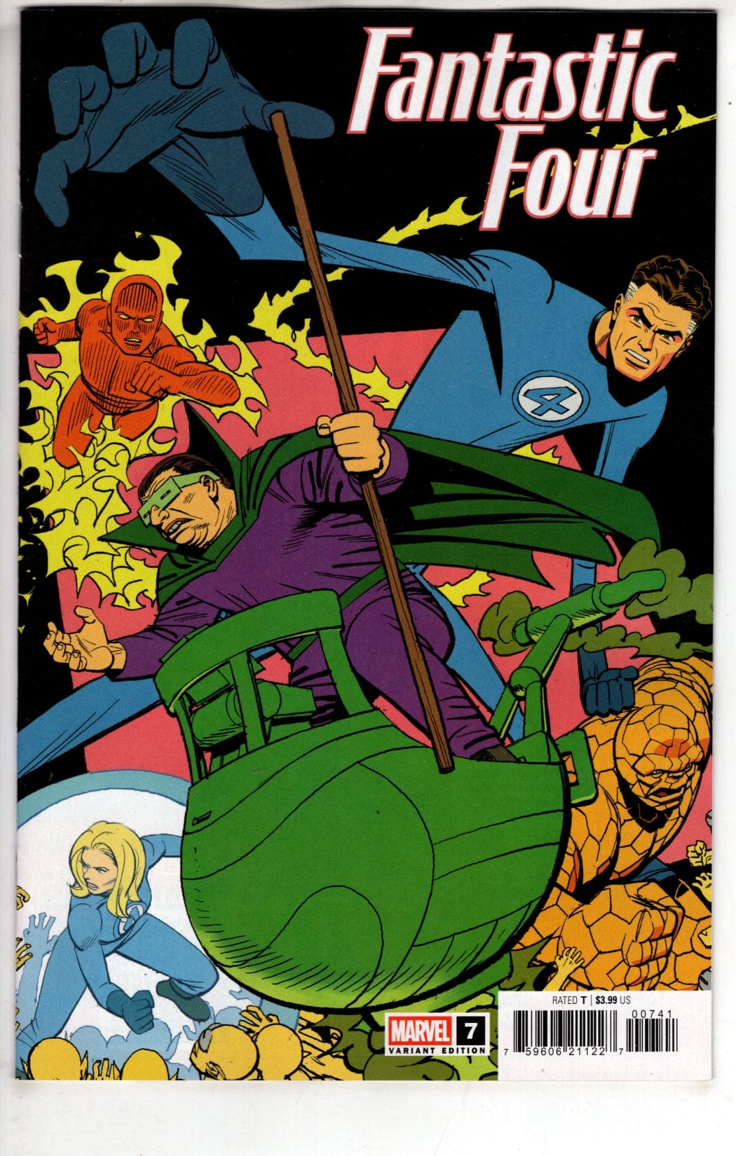 Marvel NEW THIS WEEK FANTASTIC FOUR #7 LEONARDO ROMERO VARIANT (VF/NM)