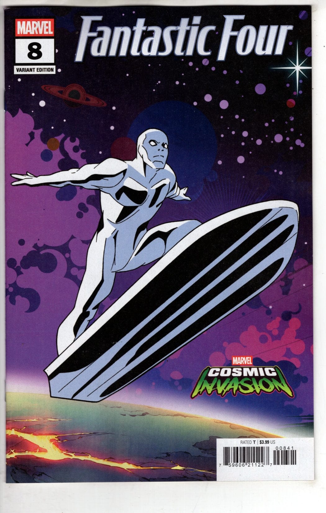 Marvel NEW THIS WEEK FANTASTIC FOUR #8 MARVEL COSMIC INVASION VARIANT (VF/NM)