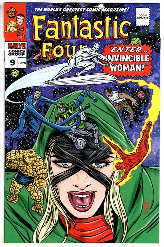 Marvel NEW THIS WEEK FANTASTIC FOUR #9 DOOM HOMAGE VARIANT (VF/NM)