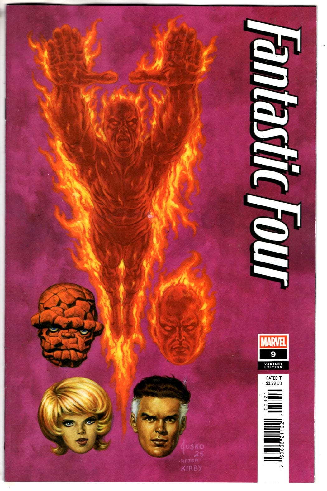 Marvel NEW THIS WEEK FANTASTIC FOUR #9 JOE JUSKO VARIANT (VF/NM)