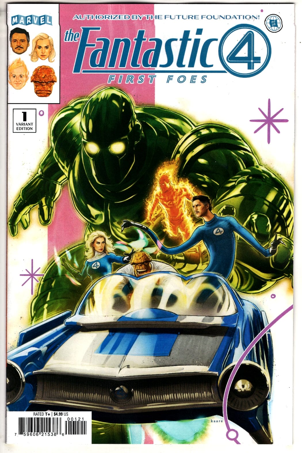 Marvel NEW THIS WEEK FANTASTIC FOUR: FIRST FOES #1 KAARE ANDREWS VARIANT (VF/NM)