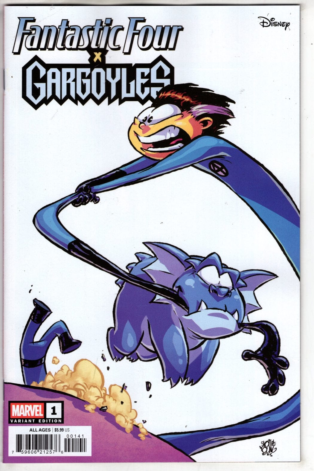 Marvel NEW THIS WEEK FANTASTIC FOUR/GARGOYLES #1 SKOTTIE YOUNG VARIANT