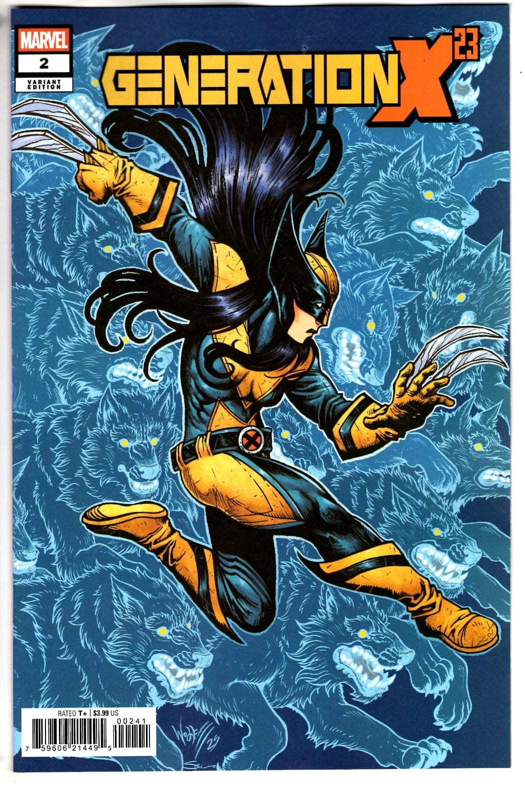 Marvel NEW THIS WEEK GENERATION X-23 #2 MARIA WOLF X-23 VARIANT (VF/NM)