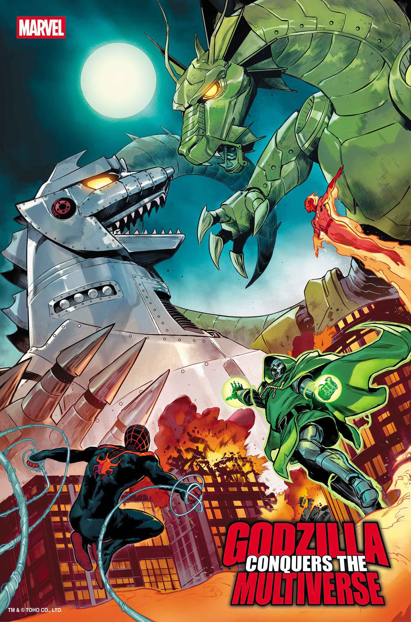 Marvel NEW THIS WEEK GODZILLA CONQUERS THE MULTIVERSE #1 JUAN FRIGERI FOIL VARIANT (VF/NM)