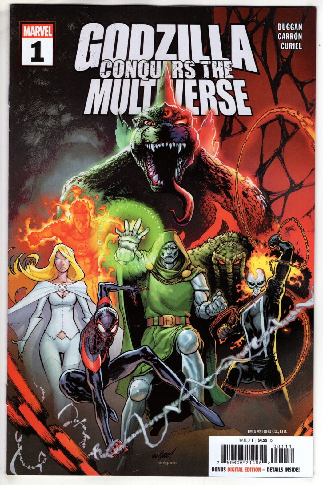 Marvel NEW THIS WEEK GODZILLA CONQUERS THE MULTIVERSE #1 (VF/NM)