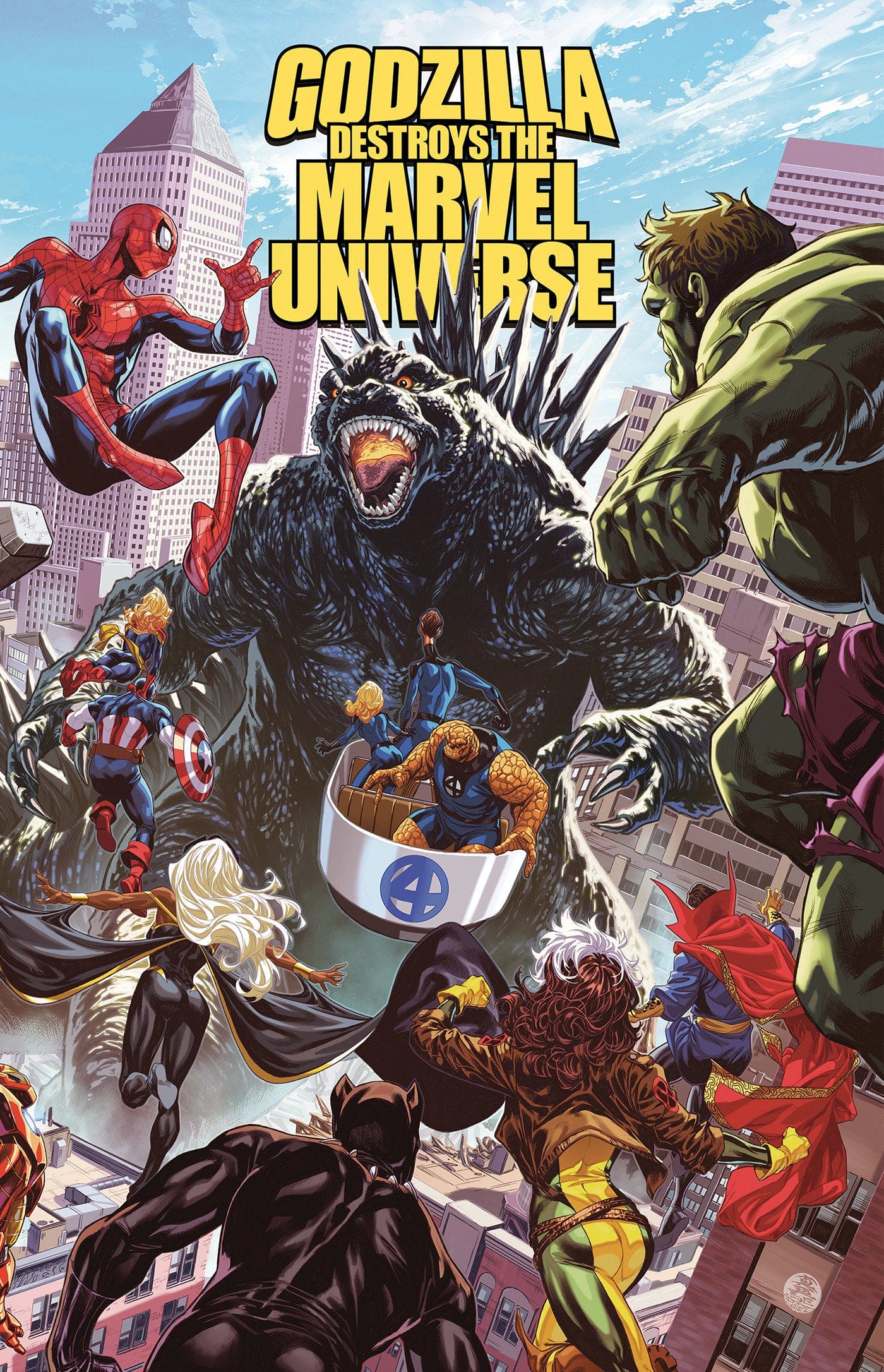 Marvel NEW THIS WEEK Godzilla Destroys the Marvel Universe