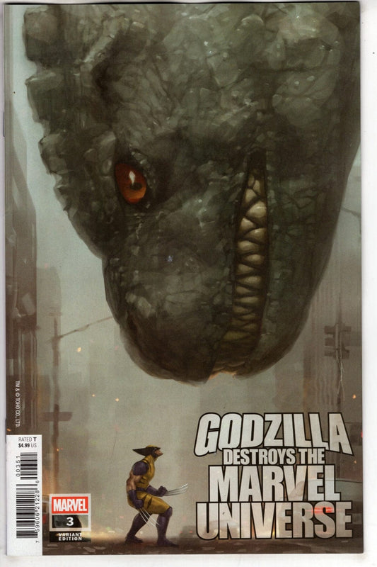 Marvel NEW THIS WEEK GODZILLA DESTROYS THE MARVEL UNIVERSE #3 JEEHYUNG LEE VARIANT
