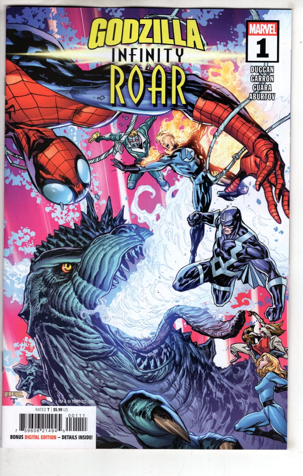 Marvel NEW THIS WEEK GODZILLA: INFINITY ROAR #1 (VF/NM)