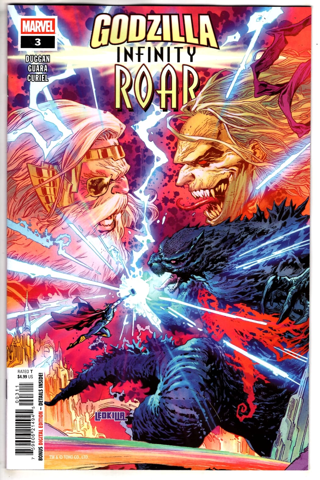 Marvel NEW THIS WEEK GODZILLA: INFINITY ROAR #3 (VF/NM)