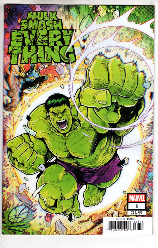 Marvel NEW THIS WEEK HULK: SMASH EVERYTHING #1 LUCIANO VECCHIO VARIANT