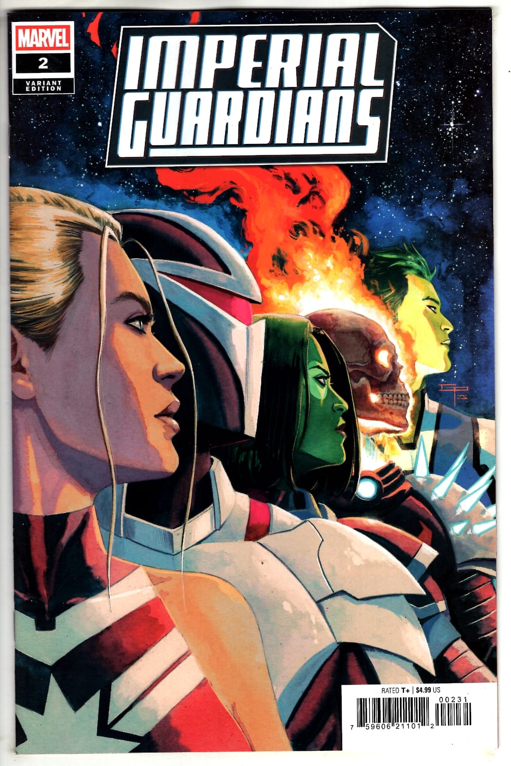 Marvel NEW THIS WEEK IMPERIAL GUARDIANS #2 GERMAN PERALTA VARIANT (VF/NM)