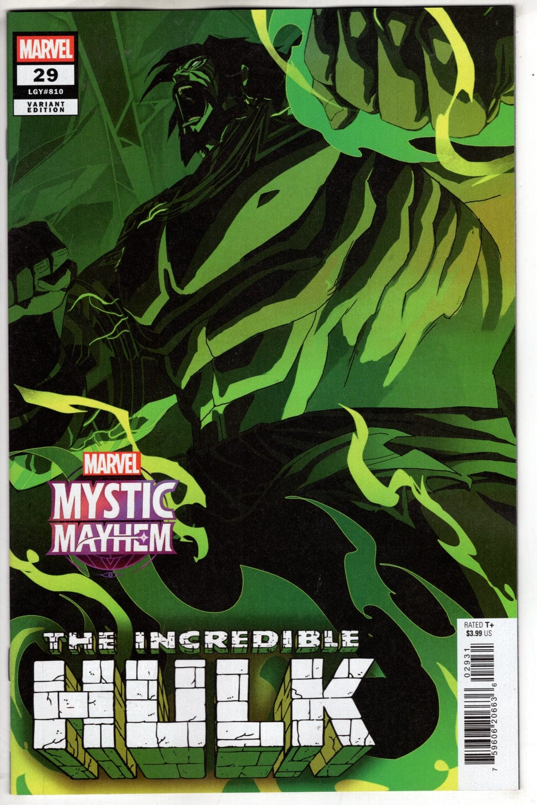 Marvel NEW THIS WEEK INCREDIBLE HULK #29 NETEASE GAMES MARVEL MYSTIC MAYHEM VARIANT