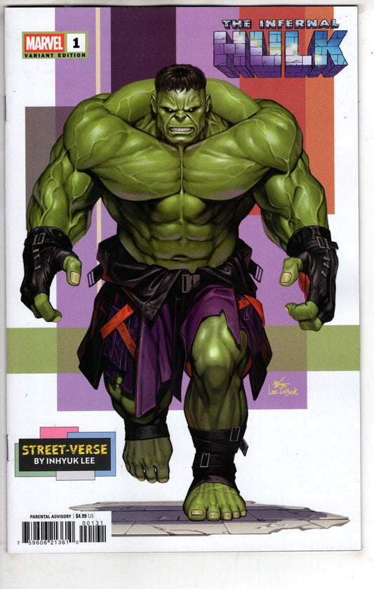 Marvel NEW THIS WEEK INFERNAL HULK #1 INHYUK LEE STREET-VERSE VARIANT