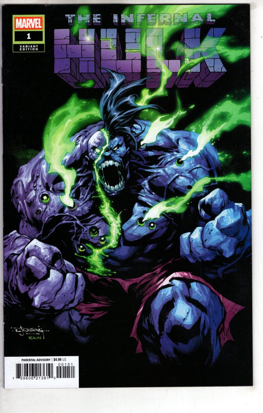 Marvel NEW THIS WEEK INFERNAL HULK #1 STEPHEN SEGOVIA VARIANT