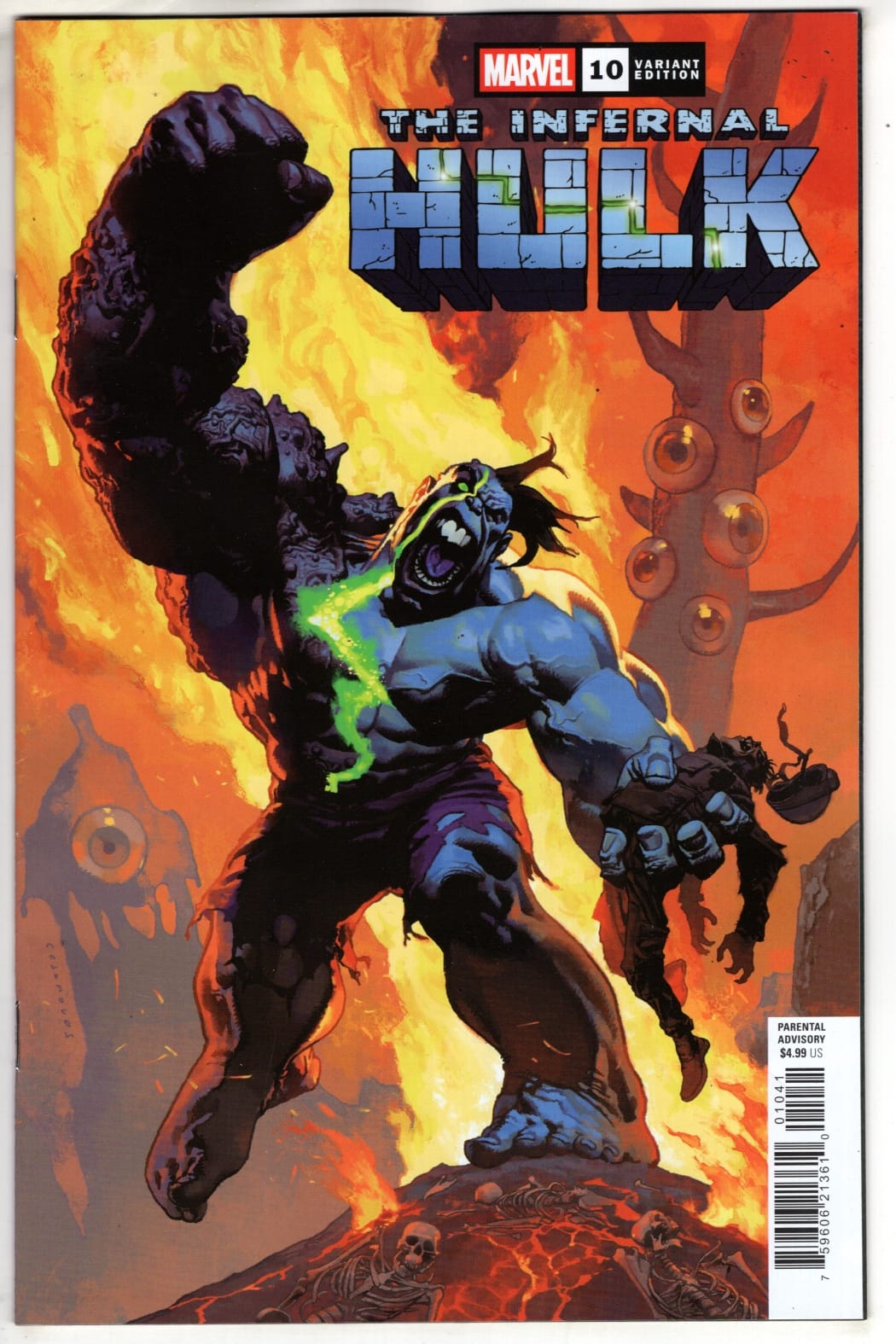 Marvel NEW THIS WEEK INFERNAL HULK #10 JOSEMARIA CASANOVAS VARIANT (VF/NM)