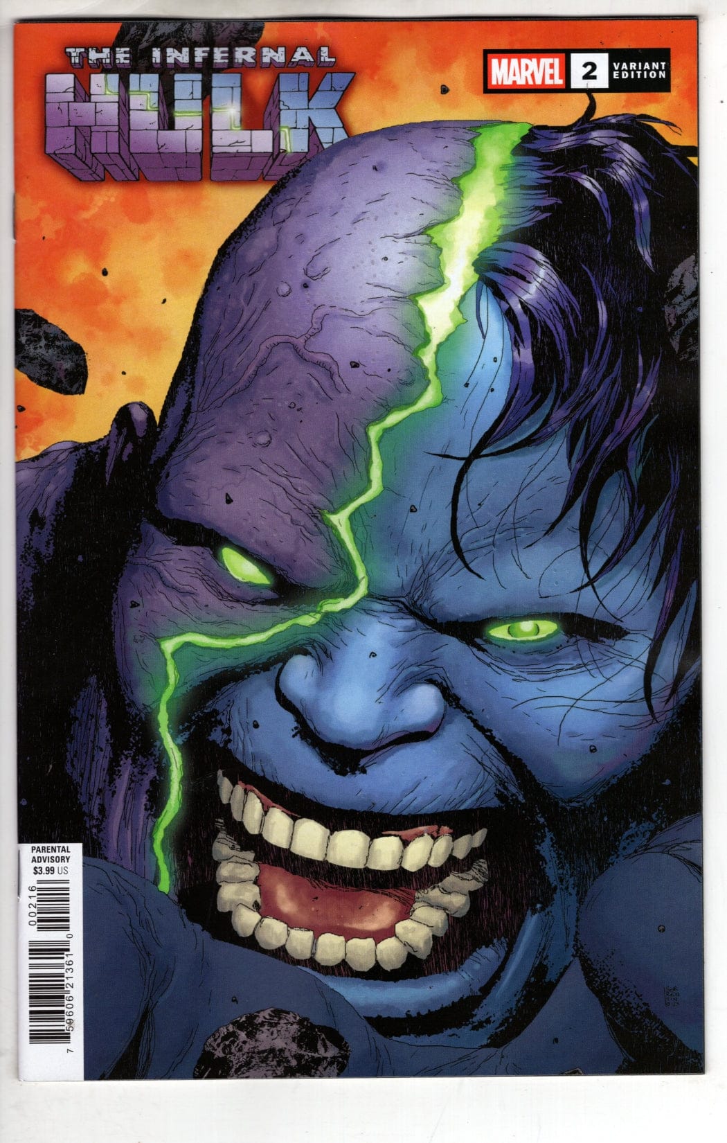 Marvel NEW THIS WEEK INFERNAL HULK #2 ANDREA SORRENTINO VARIANT