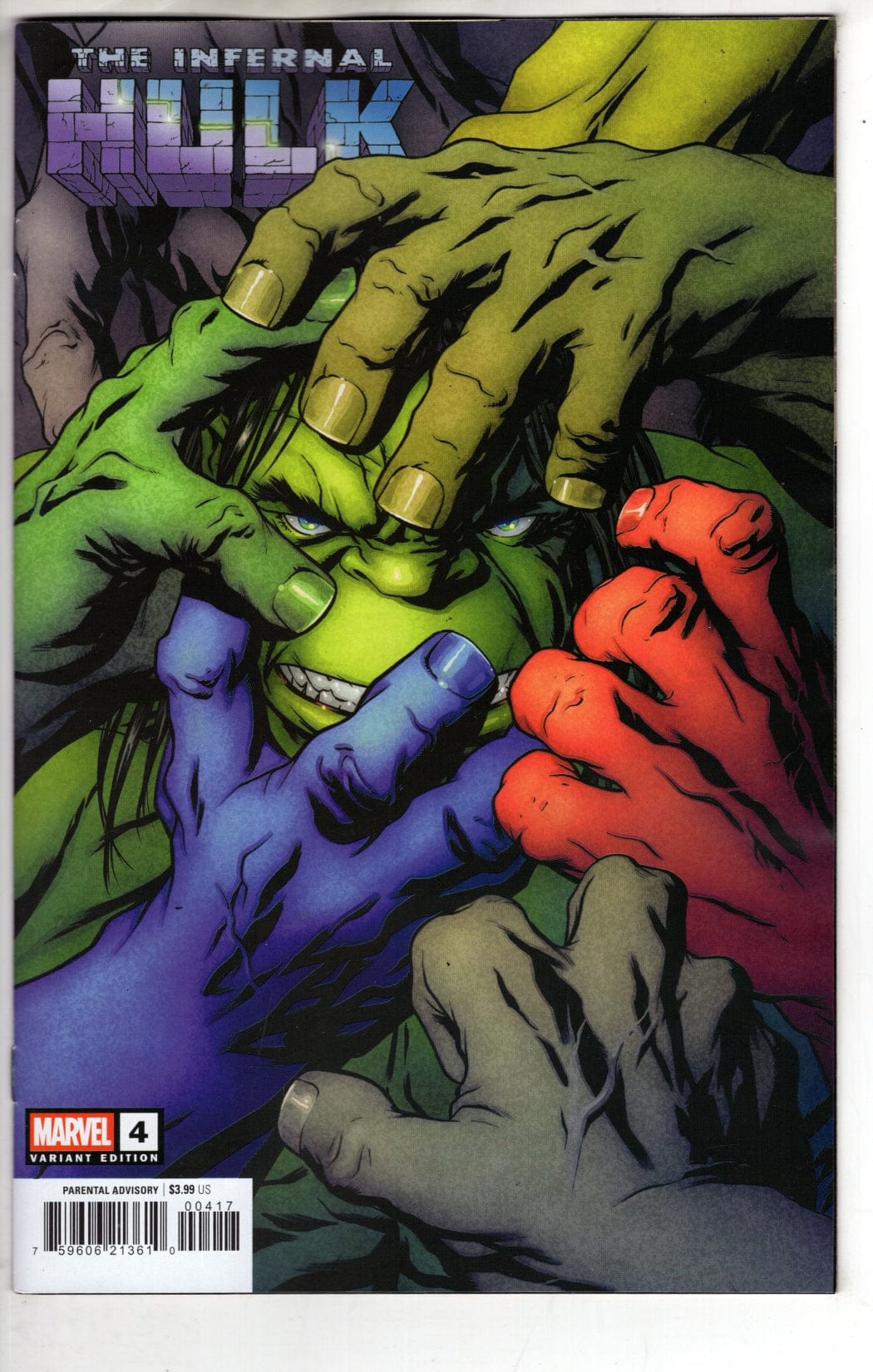 Marvel NEW THIS WEEK INFERNAL HULK #4 MIKE MCKONE VARIANT (VF/NM)