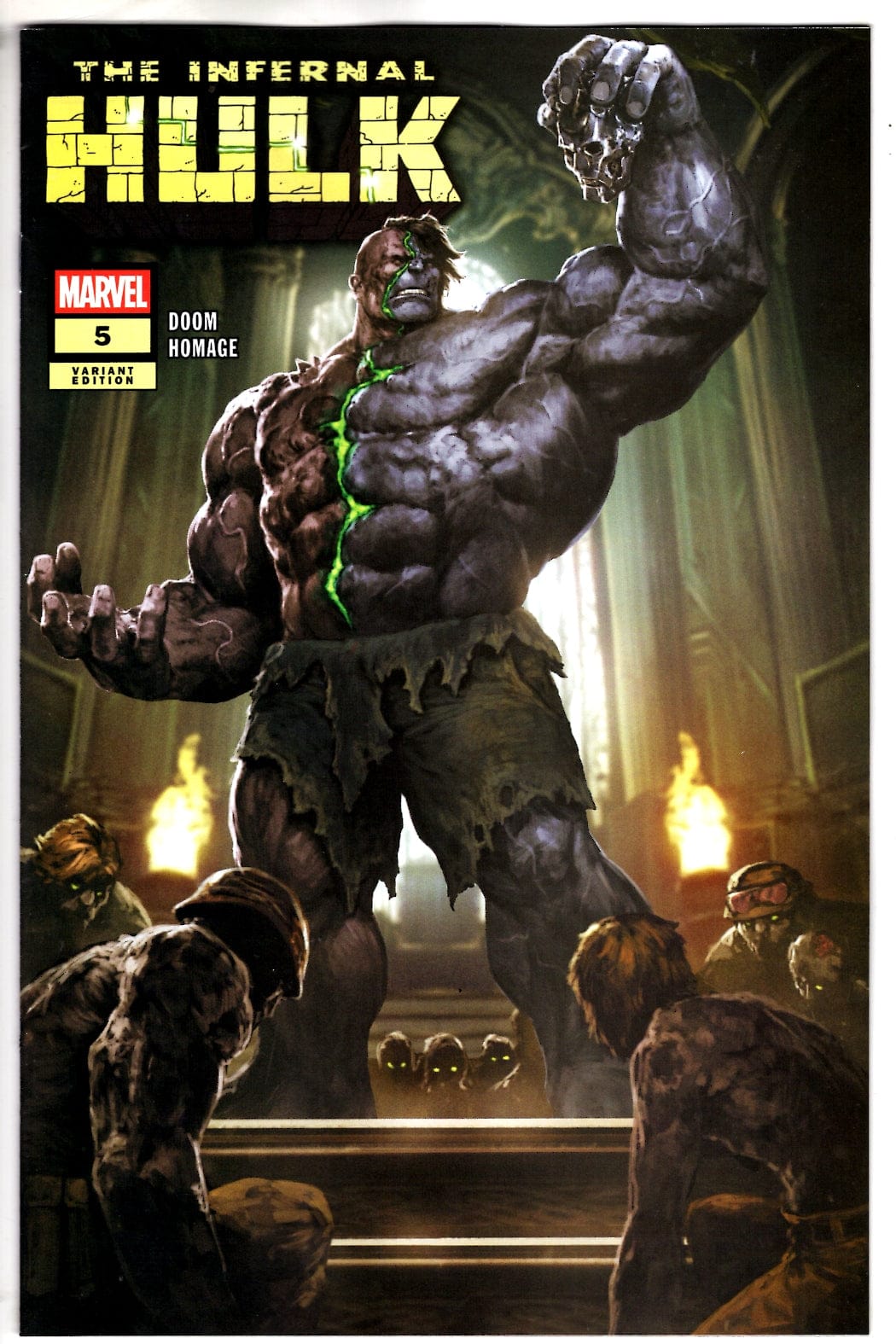 Marvel NEW THIS WEEK INFERNAL HULK #5 SKAN DOOM HOMAGE VARIANT (VF/NM)