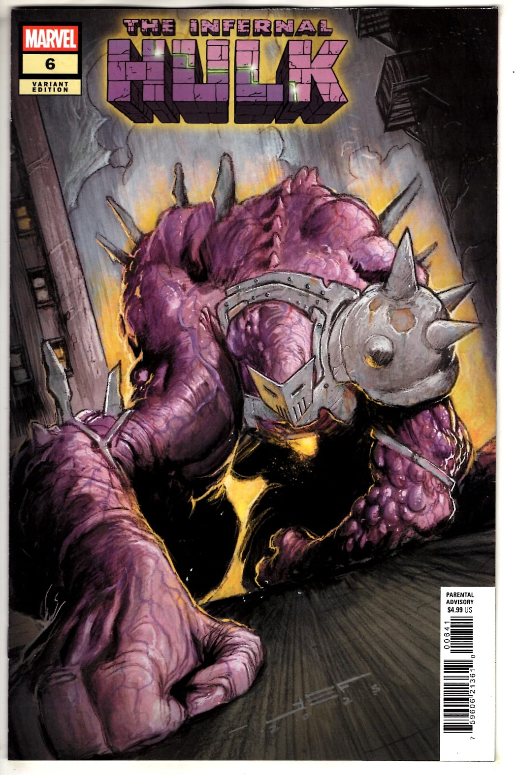 Marvel NEW THIS WEEK INFERNAL HULK #6  FORESHADOW VARIANT (VF/NM)