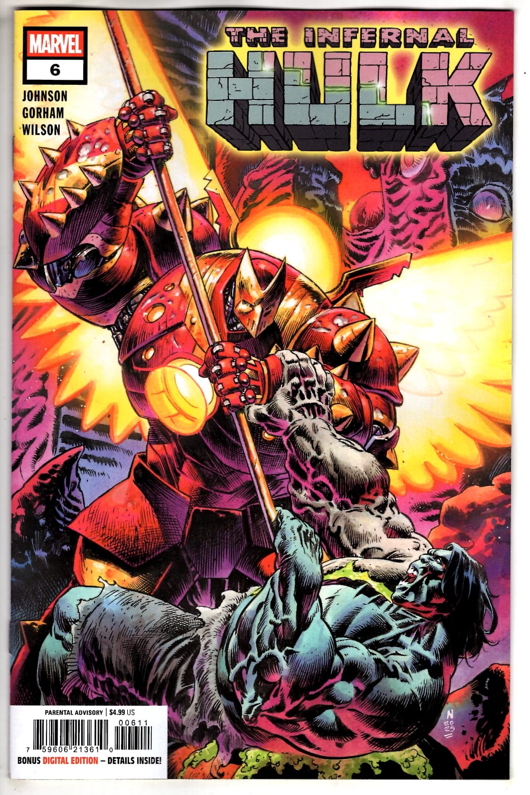 Marvel NEW THIS WEEK INFERNAL HULK #6 (VF/NM)