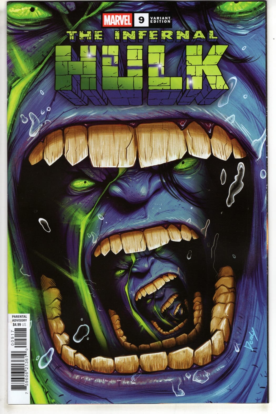 Marvel NEW THIS WEEK INFERNAL HULK #9 DOALY VARIANT (VF/NM)