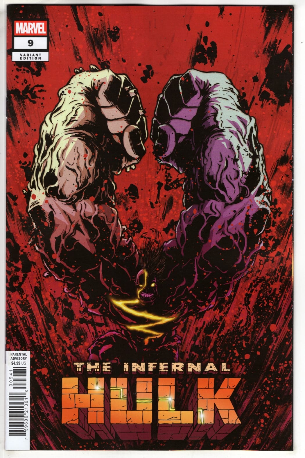 Marvel NEW THIS WEEK INFERNAL HULK #9 SUPERLOG VARIANT (VF/NM)