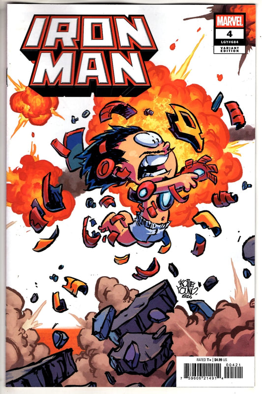 IRON MAN #4 SKOTTIE YOUNG VARIANT (VF/NM) - Packrat Comics