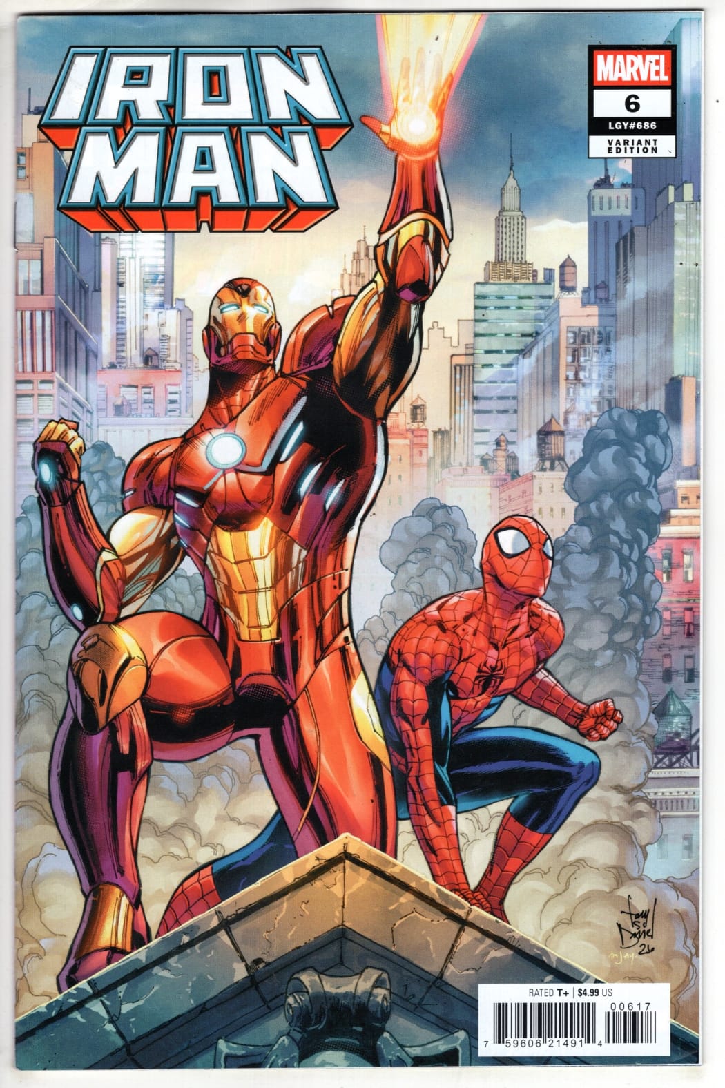 Marvel NEW THIS WEEK IRON MAN #6 TONY DANIEL VARIANT (VF/NM)