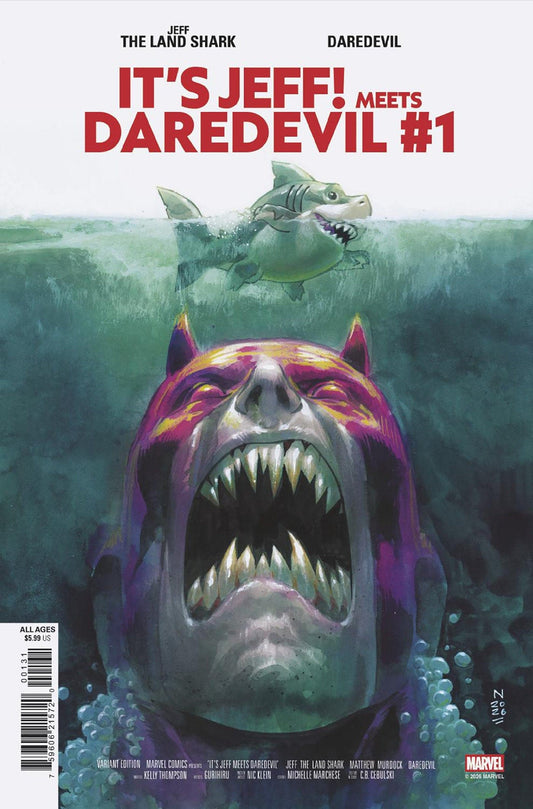 Marvel NEW THIS WEEK IT'S JEFF MEETS DAREDEVIL #1 NIC KLEIN VARIANT (VF/NM)