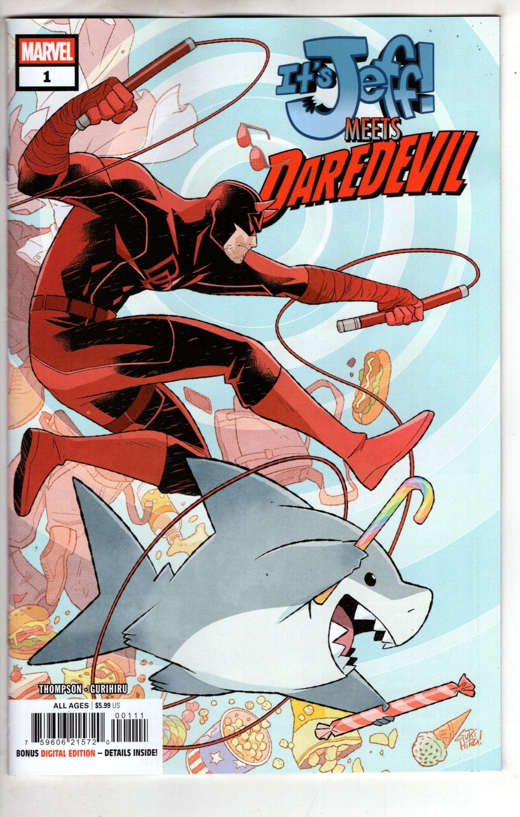 Marvel NEW THIS WEEK IT'S JEFF MEETS DAREDEVIL #1 (VF/NM)