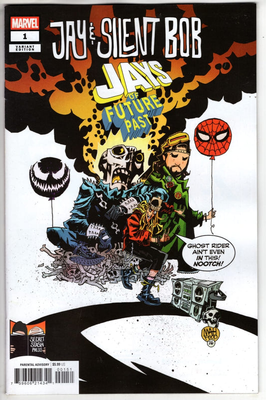 Marvel NEW THIS WEEK JAY & SILENT BOB: JAYS OF FUTURE PAST #1 JIM MAHFOOD VARIANT (VF/NM)
