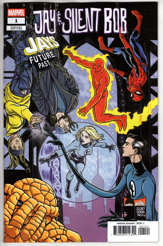 Marvel NEW THIS WEEK JAY & SILENT BOB: JAYS OF FUTURE PAST #1 MICHAEL ALLRED VARIANT (VF/NM)