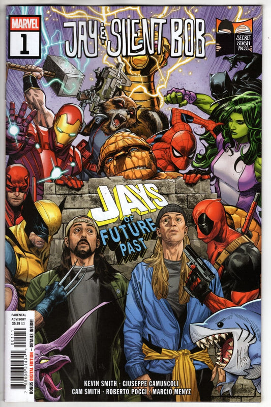 Marvel NEW THIS WEEK JAY & SILENT BOB: JAYS OF FUTURE PAST #1 (VF/NM)