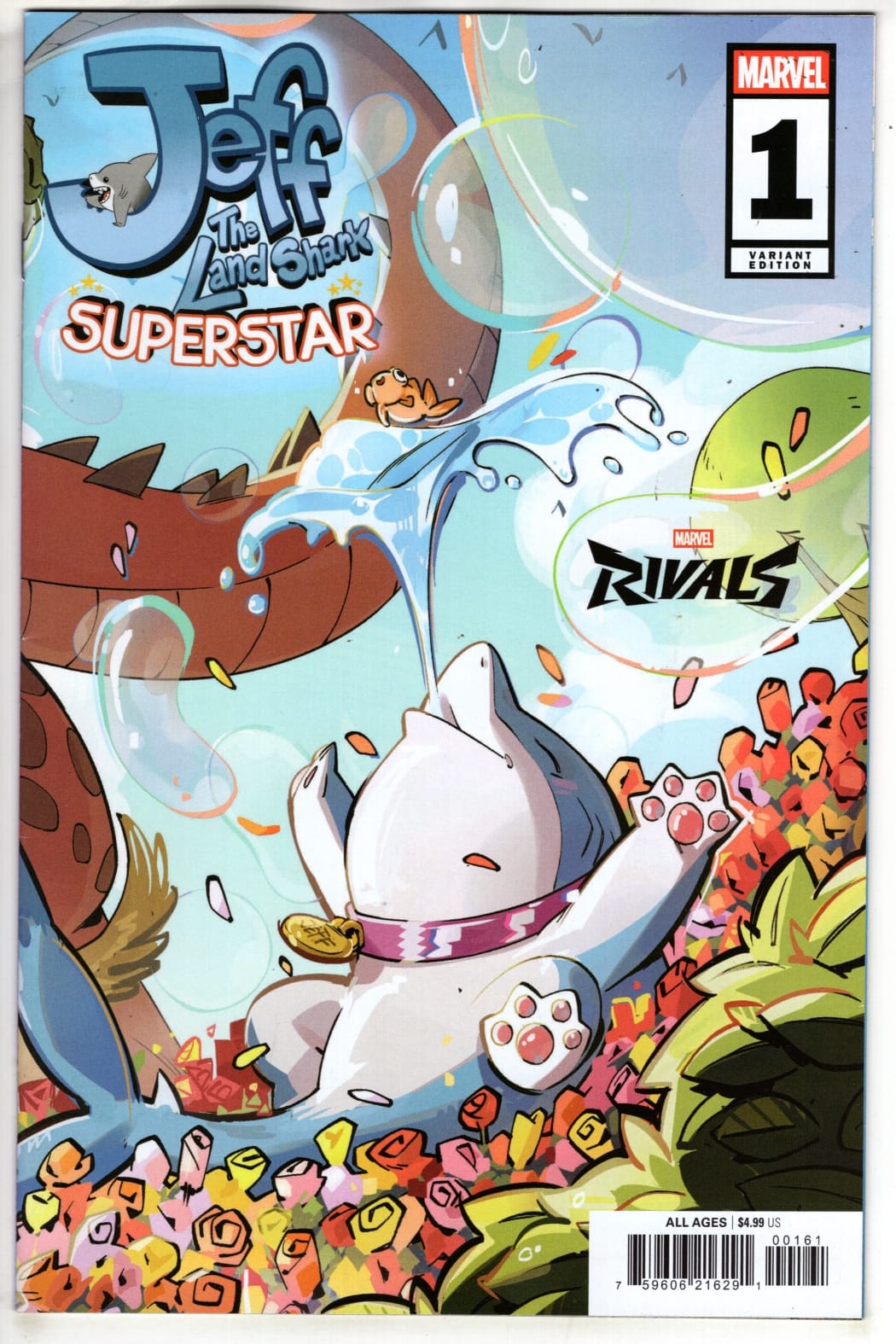 Marvel NEW THIS WEEK JEFF THE LAND SHARK: SUPERSTAR #1 NETEASE GAMES MARVEL RIVALS VARIANT (VF/NM)