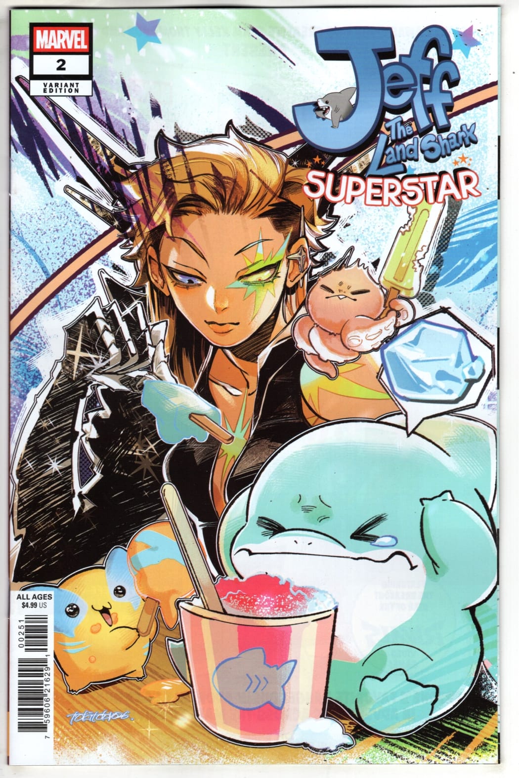 Marvel NEW THIS WEEK JEFF THE LAND SHARK: SUPERSTAR #2 TOKITOKORO VARIANT (VF/NM)