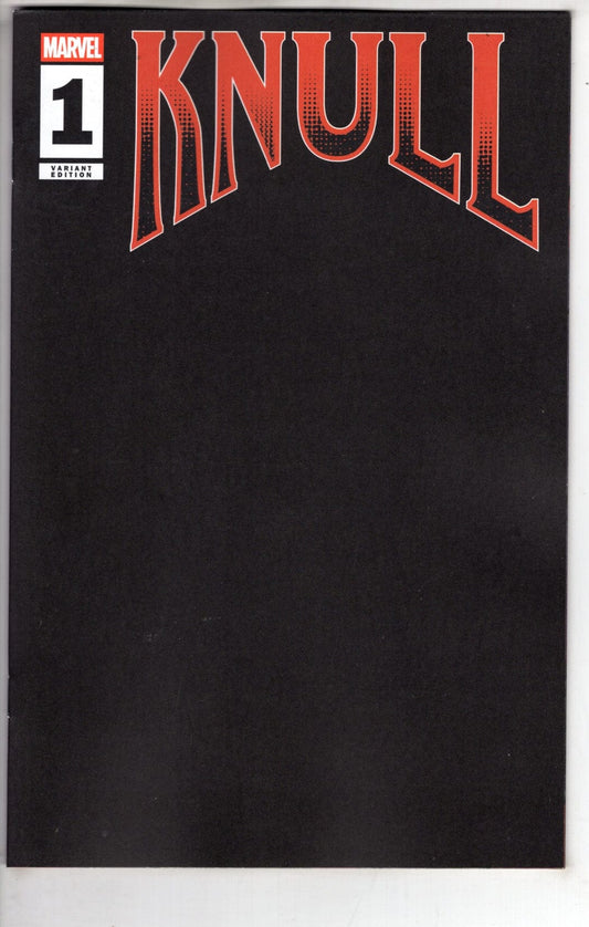 Marvel NEW THIS WEEK KNULL #1 BLACK BLANK COVER VARIANT (VF/NM)