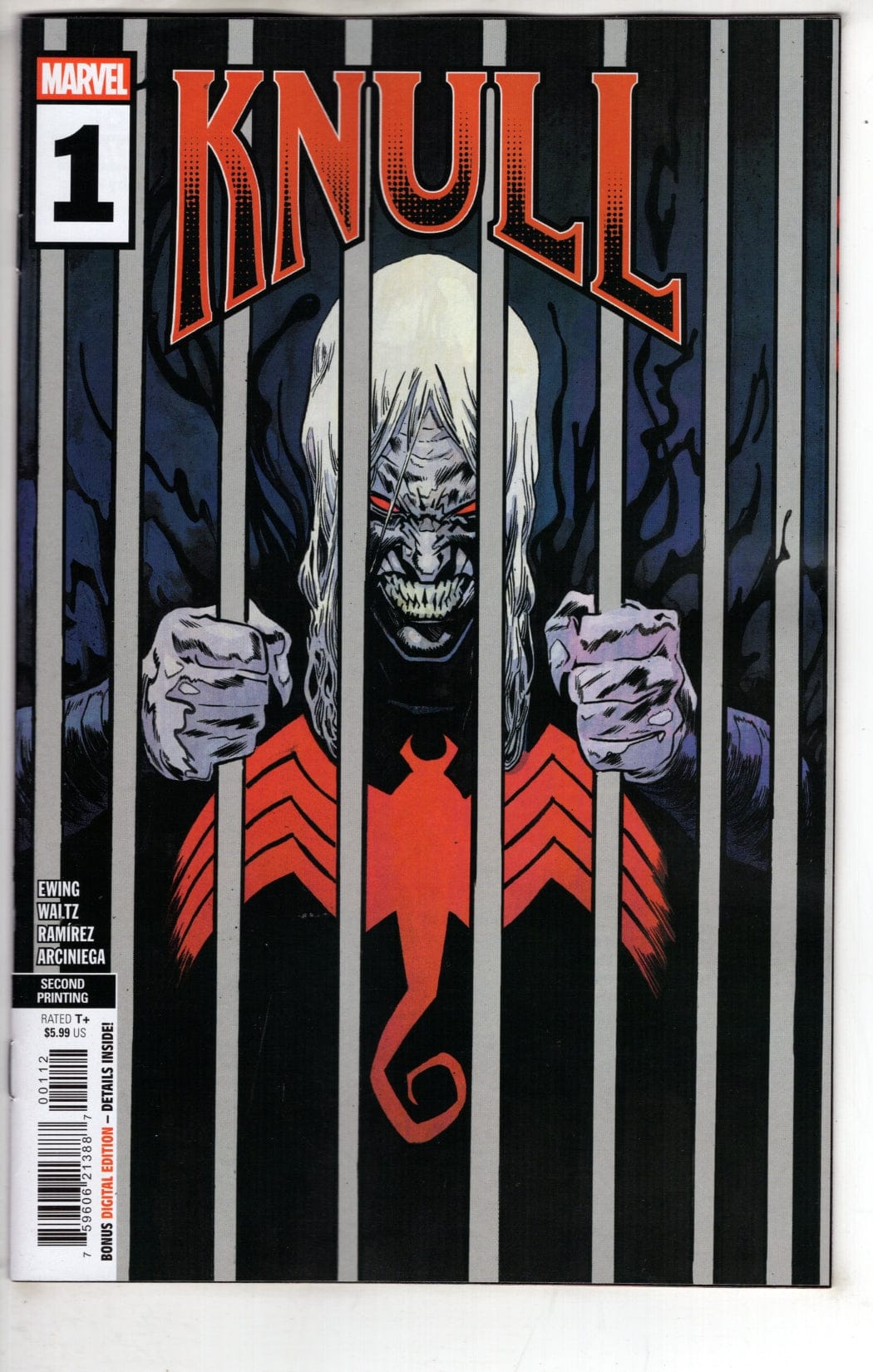 Marvel NEW THIS WEEK KNULL #1 MIKE WALSH 2ND PRINTING VARIANT (VF/NM)