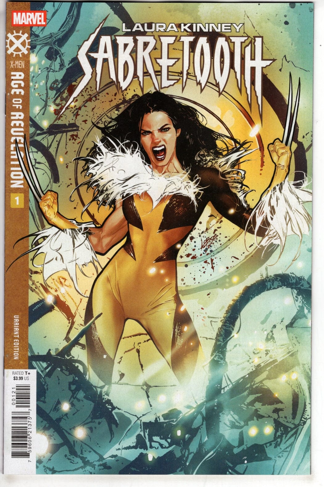 Marvel NEW THIS WEEK LAURA KINNEY: SABRETOOTH #1 PABLO VILLALOBOS VARIANT [AOR]
