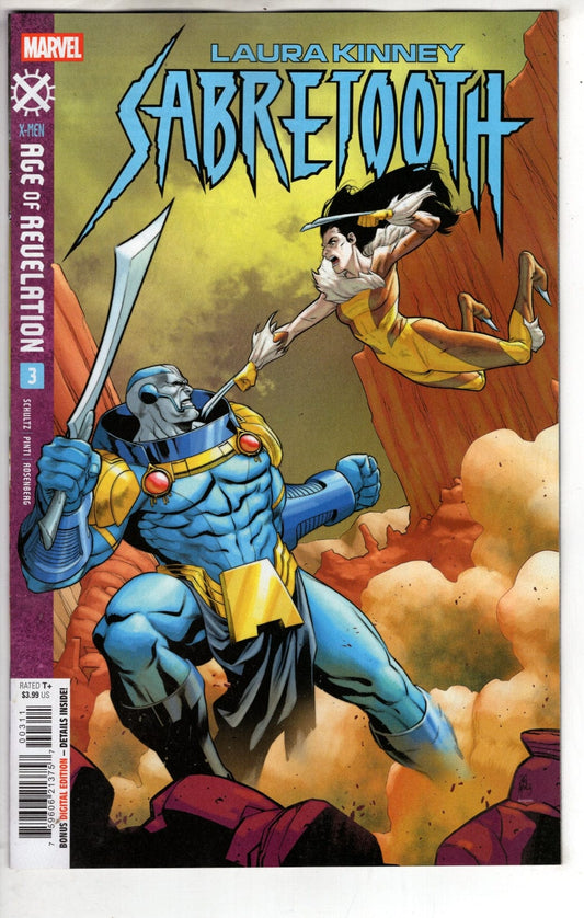 Marvel NEW THIS WEEK LAURA KINNEY: SABRETOOTH #3 CVR A