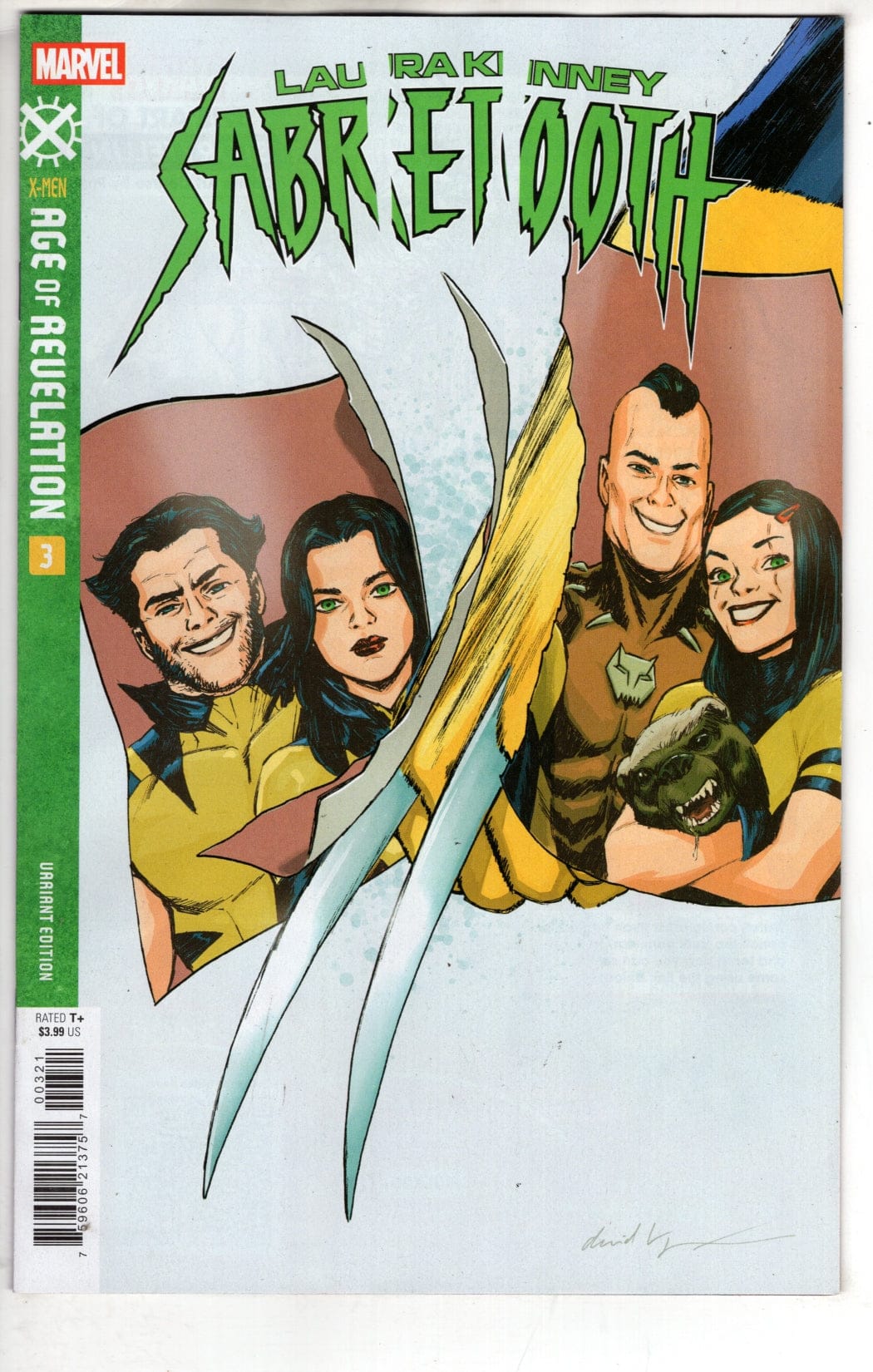 Marvel NEW THIS WEEK LAURA KINNEY: SABRETOOTH #3 DAVID LOPEZ VARIANT [AOR]