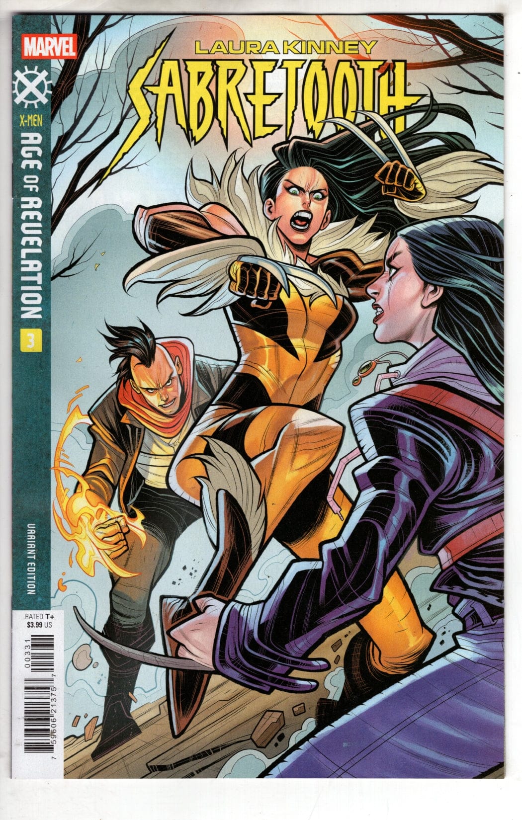 Marvel NEW THIS WEEK LAURA KINNEY: SABRETOOTH #3 ELIZABETH TORQUE VARIANT [AOR]