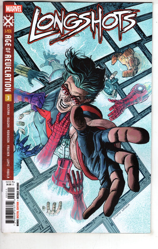 Marvel NEW THIS WEEK LONGSHOTS #3 [AOR]