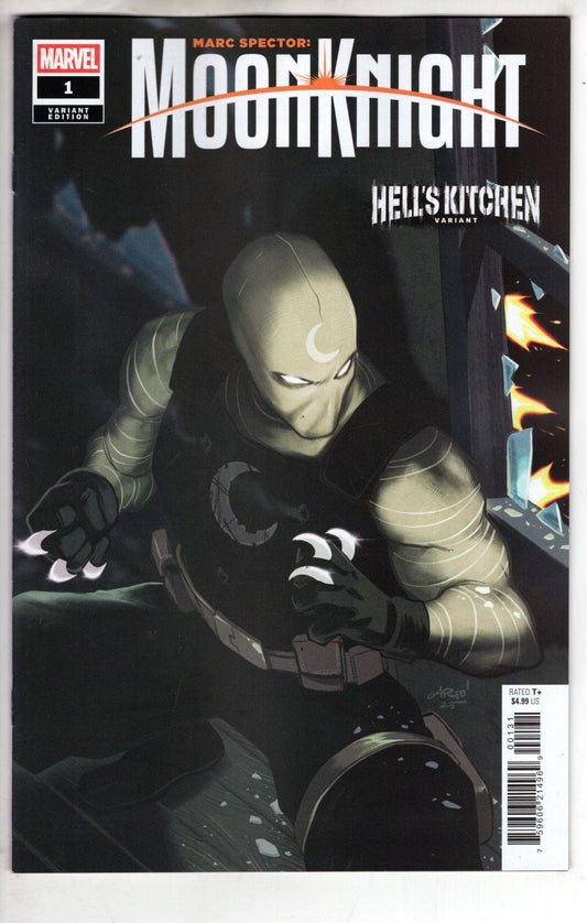 Marvel NEW THIS WEEK MARC SPECTOR: MOON KNIGHT #1 ARIO ANINDITO HELL'S KITCHEN VARIANT (VF/NM)