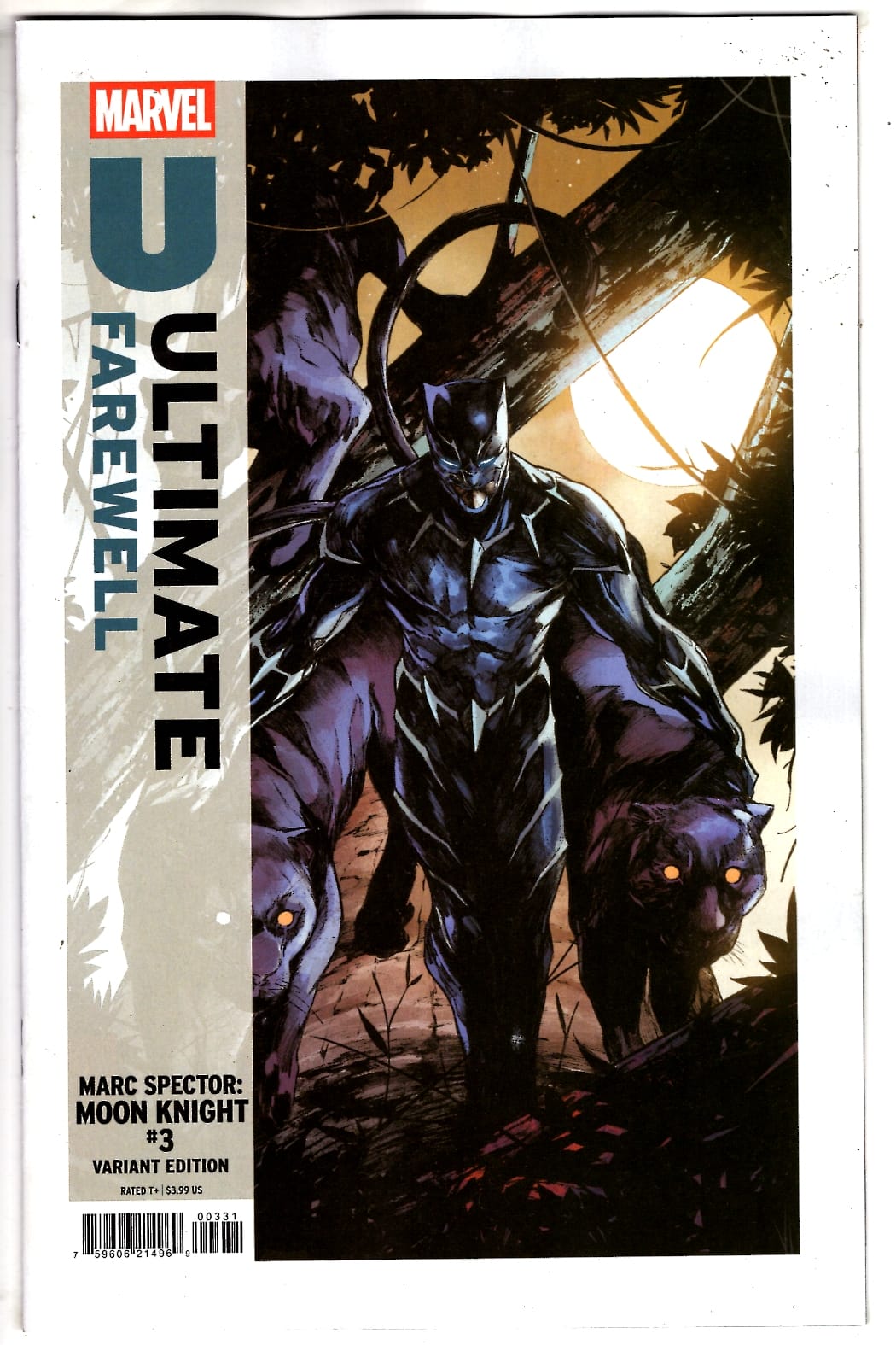 Marvel NEW THIS WEEK MARC SPECTOR: MOON KNIGHT #3 ALESSANDRO CAPPUCCIO ULTIMATE FAREWELL VARIANT (VF/NM)