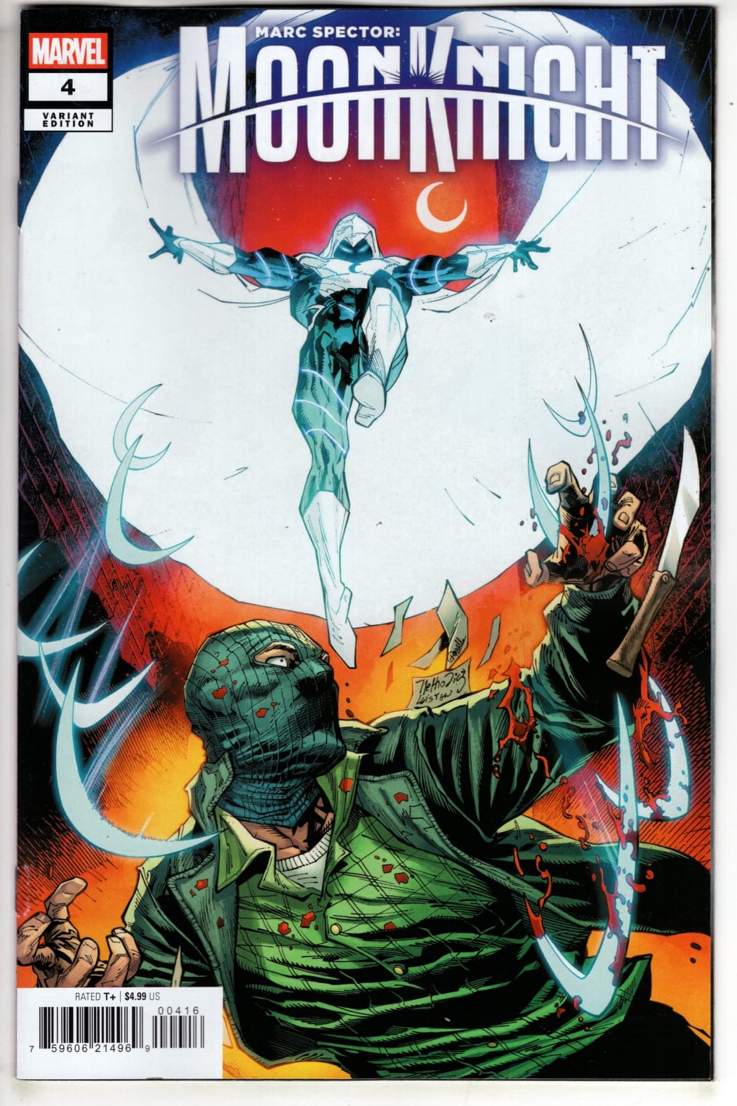 Marvel NEW THIS WEEK MARC SPECTOR: MOON KNIGHT #4 NETHO DIAZ VARIANT (VF/NM)