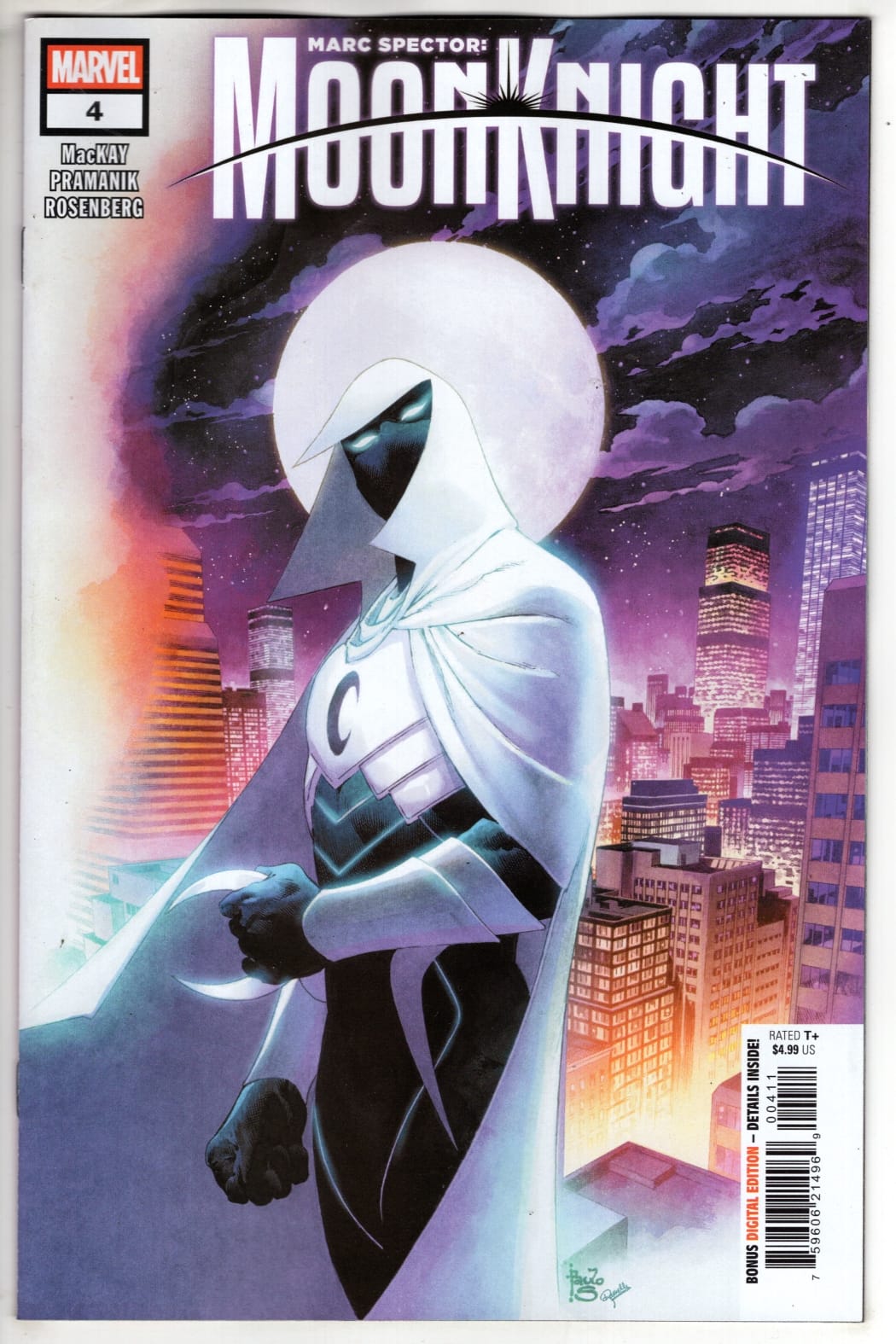 Marvel NEW THIS WEEK MARC SPECTOR: MOON KNIGHT #4 (VF/NM)
