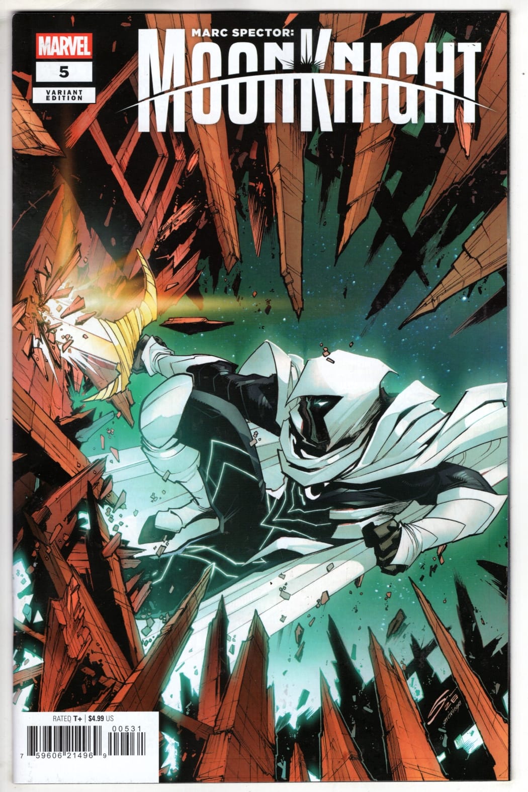 Marvel NEW THIS WEEK MARC SPECTOR: MOON KNIGHT #5 TBD ARTIST VARIANT (VF/NM)