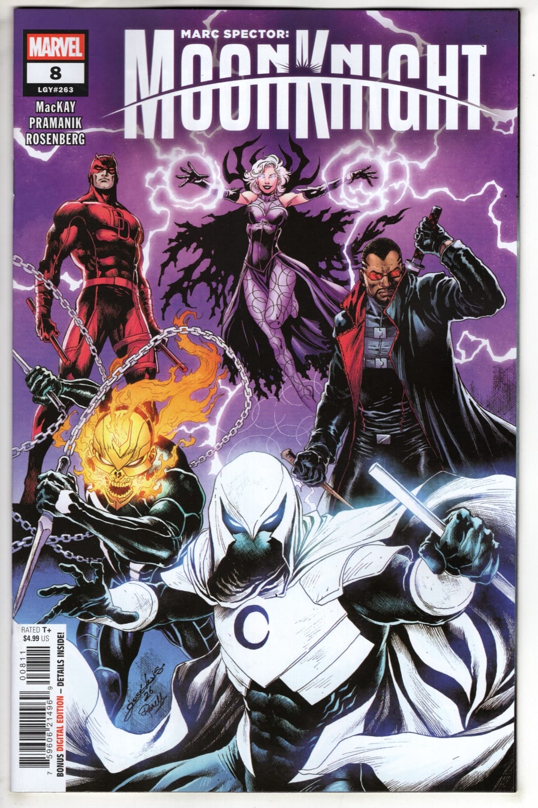 Marvel NEW THIS WEEK MARC SPECTOR: MOON KNIGHT #8 (VF/NM)